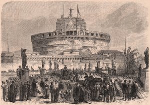 View of St. Angelo Castle, Rome, Italy by Unknown